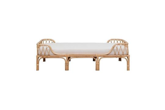 Banc en rotin beige Origan