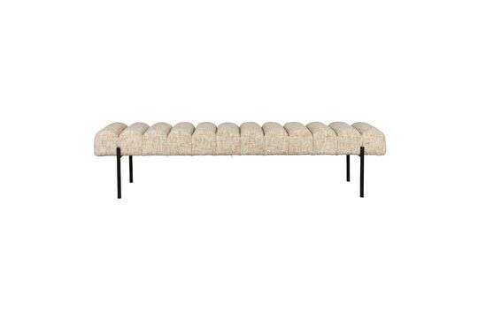 Banc en tissu beige Jethro Détouré