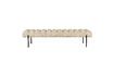 Miniature Banc en tissu beige Jethro 4