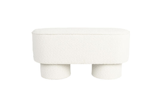 Voir la fiche produit banc en tissu blanc Marcos Banc en tissu blanc Marcos