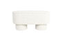 Miniature Banc en tissu blanc Marcos Détouré