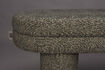 Miniature Banc en tissu chiné brun à pieds cylindriques Fern 5