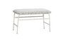 Miniature Banc en tissu gris Mist Détouré