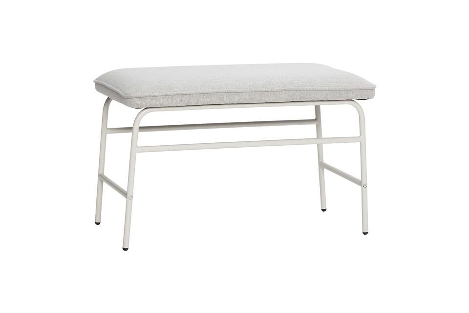 Découvrez le banc en tissu gris Mist