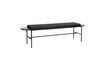 Miniature Banc en tissu noir Norm 1