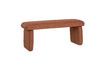 Miniature Banc en tissu orange Mellow 1