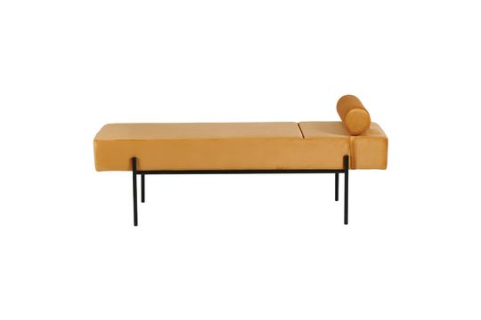Banc en velours doré Maxi Gold