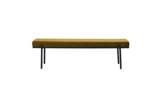 Banc en velours olive Lao