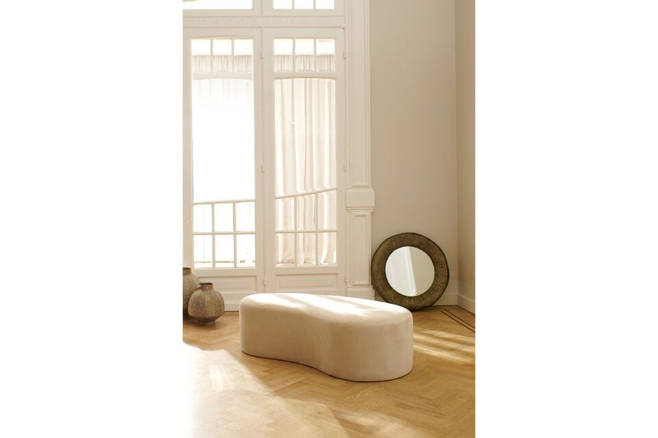 Banc Horta blanc ivoire Pomax