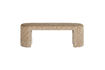 Miniature Banc rembourré 130 cm motif rayé naturel Jacob 4