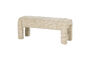 Miniature Banc rembourré bouclé naturel FREX Détouré