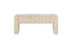 Miniature Banc rembourré bouclé naturel FREX 4
