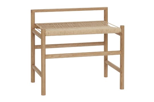 Banc tabouret en bois beige Heritage Détouré