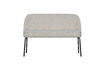 Miniatura Banco de comedor 120 cm bouclé natural VOGUE 1