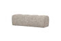 Miniatura Banco de comedor 164 cm bouclé beige melange Mojo Clipped