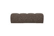 Miniatura Banco de comedor 164 cm bouclé marrón melange MOJO 2