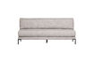 Miniatura Banco de comedor 200 cm Tela Gris Claro COUPLE 4