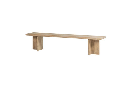 Banco de comedor 220x45 cm madera de mango natural Ato Clipped