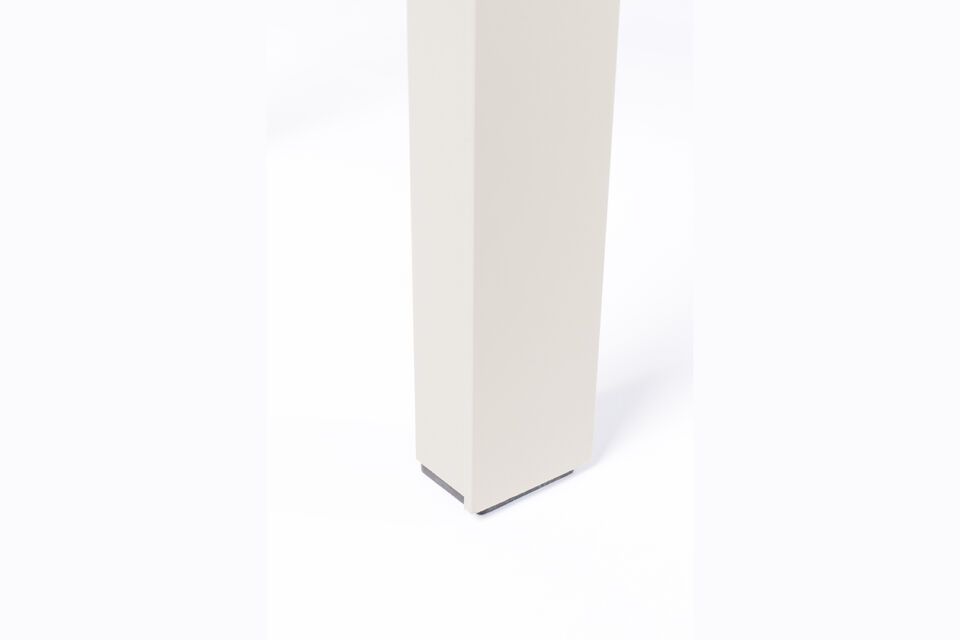 Banco de jardín 175 cm de aluminio blanco Vondel - 9