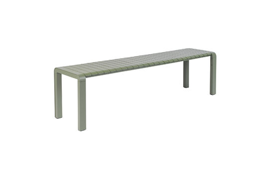Banco de jardín 175 cm de aluminio verde Vondel Clipped