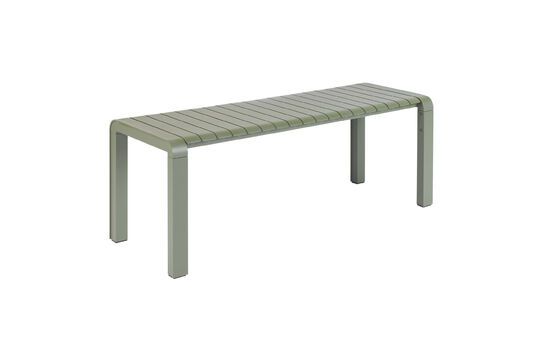 Banco de jardín de aluminio verde Vondel