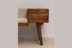Miniatura Banco de madera oscura para pasillo 9
