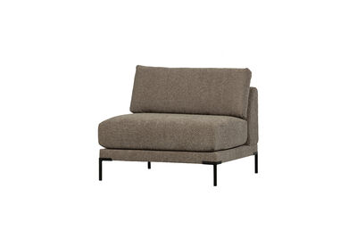 Bank element 100x100 cm stof taupe COUPLE