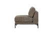 Miniatuur Bank element 100x100 cm stof taupe COUPLE 5