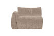 Miniatuur Bankelement 1-zits arm links 3D chenille zand Baggy 2