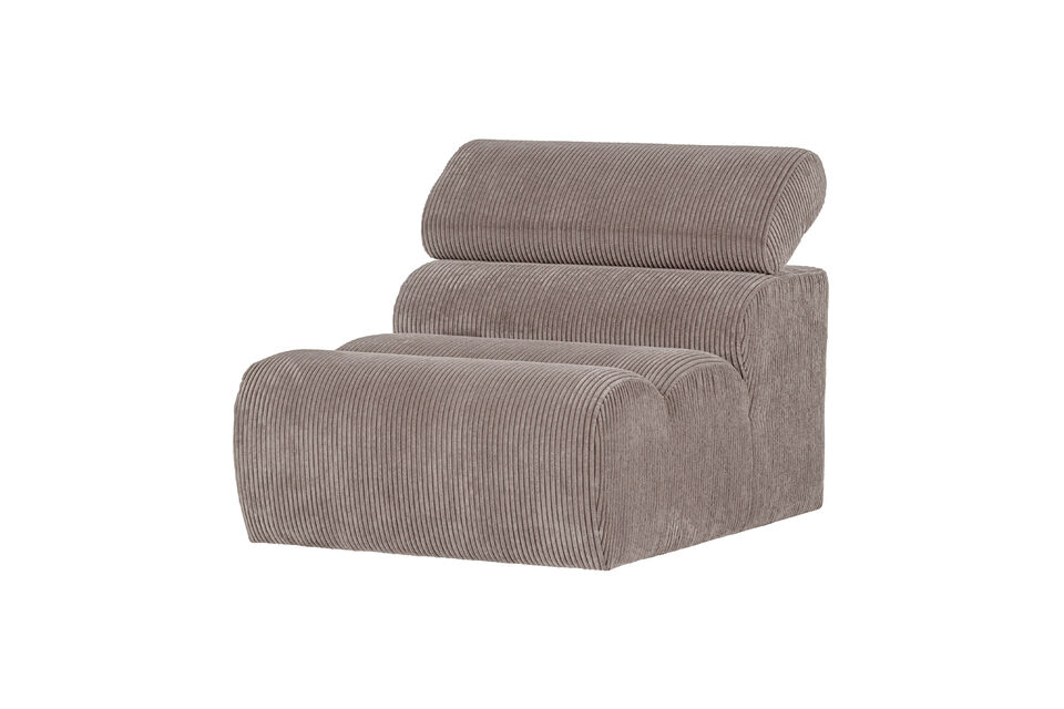 Stijlvolle elementenbank Verstelbare neksteun Uniek en creatief design H 86 cm x B 82 cm x D 113 cm