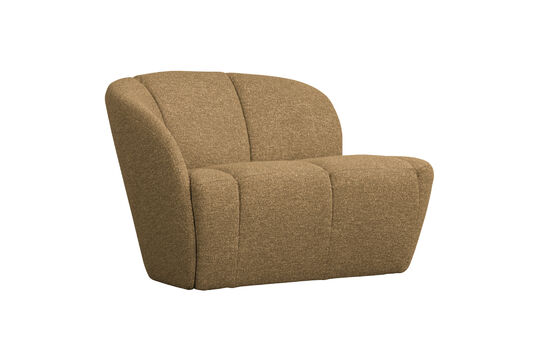 Voir la fiche produit banquette 2 places gauche bouclée jaune/marron Mojo Banquette 2 places gauche bouclée jaune/marron Mojo