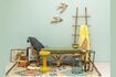 Miniature Banquette en rotin clair Pistacia 2