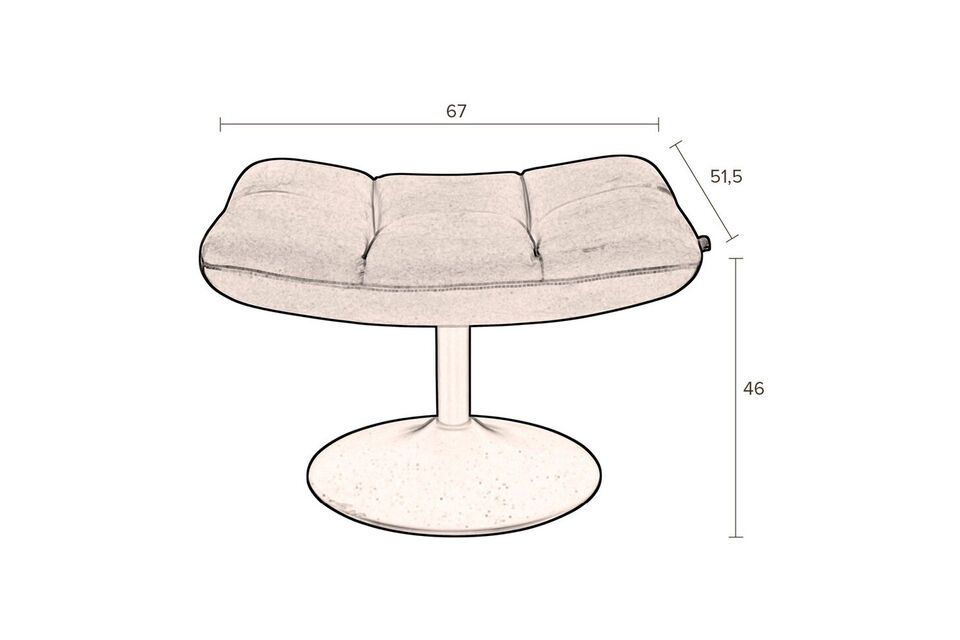 bar Sgabello vintage marrone - 16