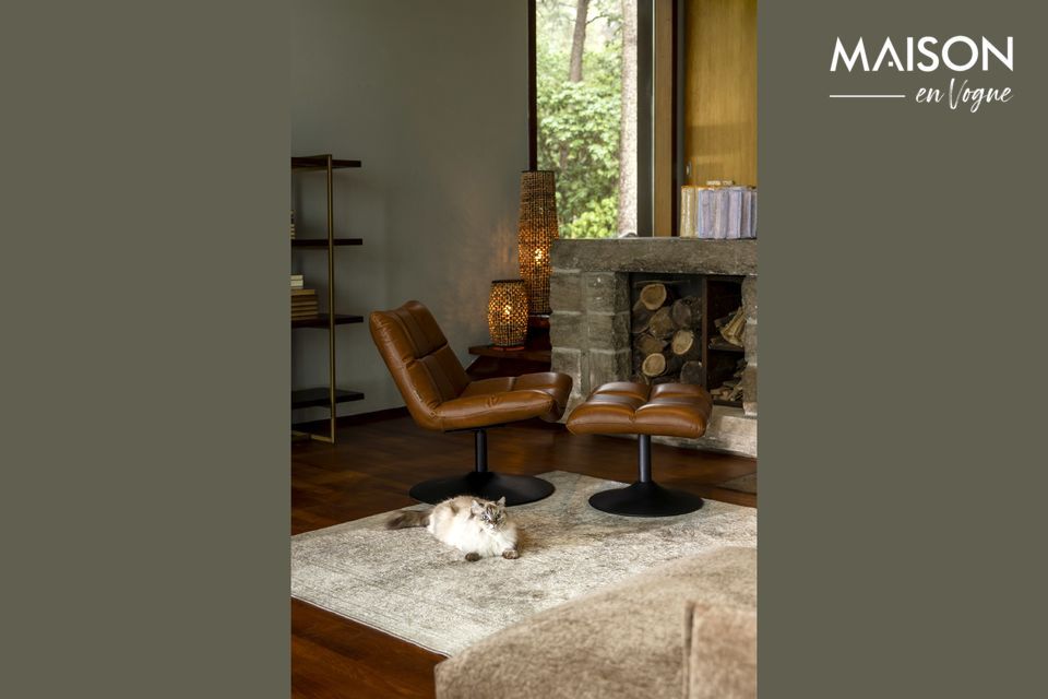 bar Sgabello vintage marrone - 12