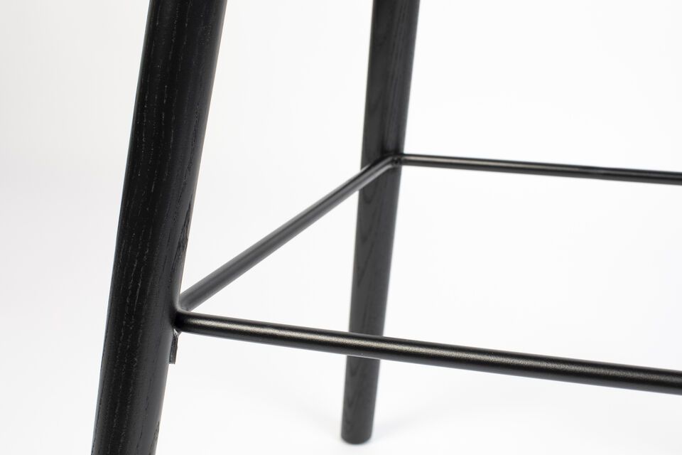 Bar stool 76 cm in black plastic Albert Kuip - 10