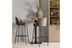 Miniature Bar stool 80 cm bouclé nougat Vogue 2