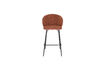 Miniature Bar stool in brown fabric Joa 2