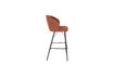 Miniature Bar stool in brown fabric Joa 3