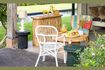 Miniature Barbade light rattan round coffee table 4