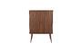 Miniature Barber cabinet with walnut finish Clipped