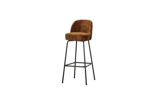 Barhocker 80 cm 3D Chenille Mittelbraun VOGUE ohne jede Grenze
