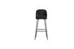 Miniaturansicht Barhocker 80 cm Samt schwarz Vogue 1