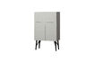 Miniaturansicht Barschrank 146x90 cm Mangoholz Mist Carved Organic 1