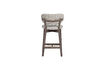 Miniatuur Barstoel H94 cm eikenhout en bruine stof UDAR 5