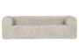 Miniature Bean 3 seater sofa in off-white fabric Clipped