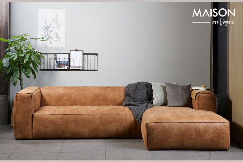 The Bean corner sofa from WOOD is a real eyecatcher in your living room with its super cool