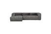 Miniature Bean grey fabric left corner sofa 3