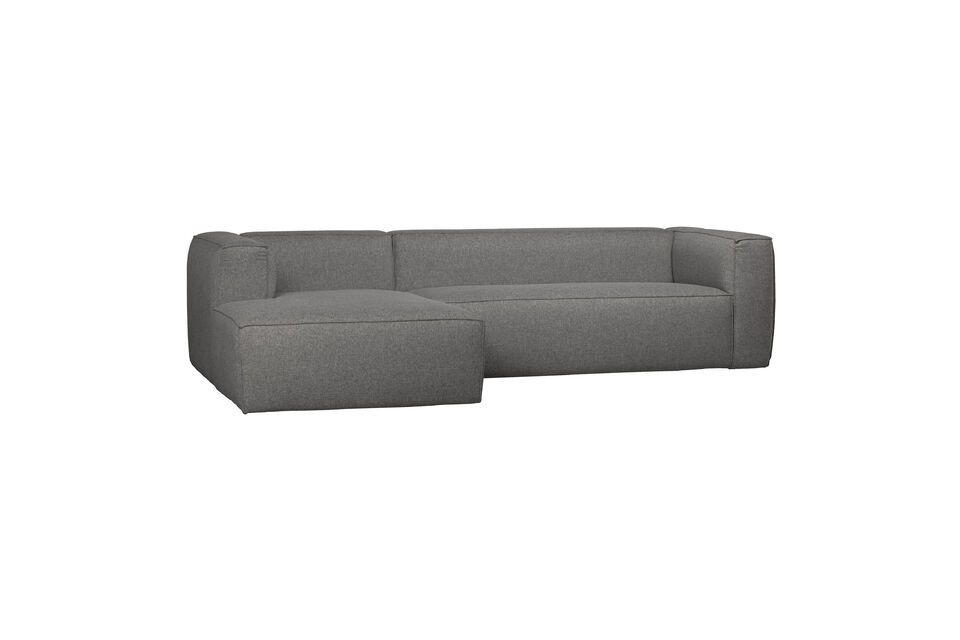 The seat cushions are filled with a solid and elastic foam