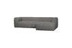 Miniature Bean grey fabric right corner sofa 5