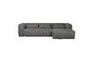 Miniature Bean grey fabric right corner sofa 1